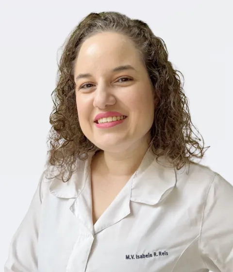 Médica veterinária da equipe